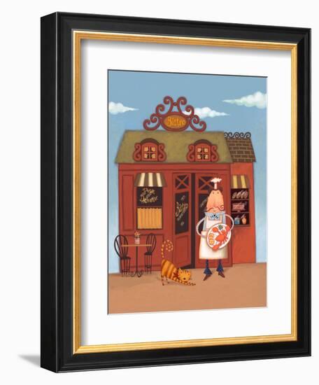 Cafe Chef III-Viv Eisner-Framed Art Print