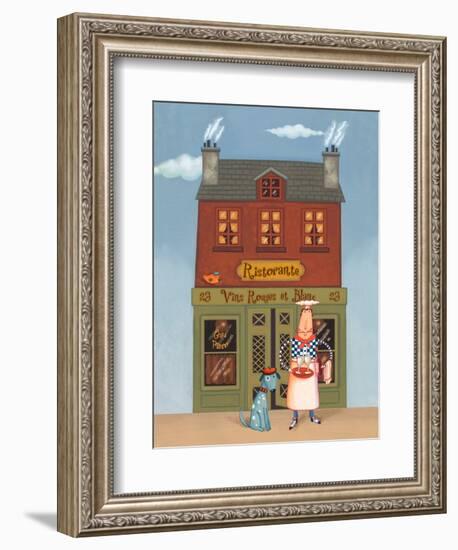 Cafe Chef IV-Viv Eisner-Framed Art Print