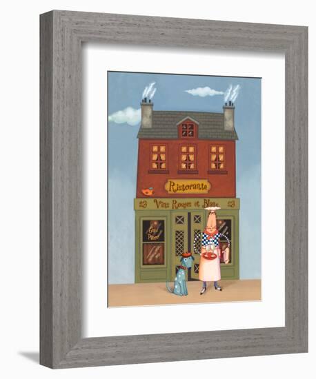 Cafe Chef IV-Viv Eisner-Framed Art Print