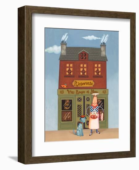 Cafe Chef IV-Viv Eisner-Framed Art Print