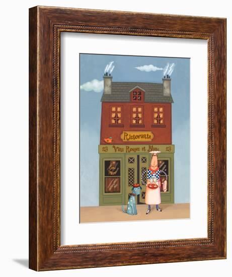 Cafe Chef IV-Viv Eisner-Framed Art Print