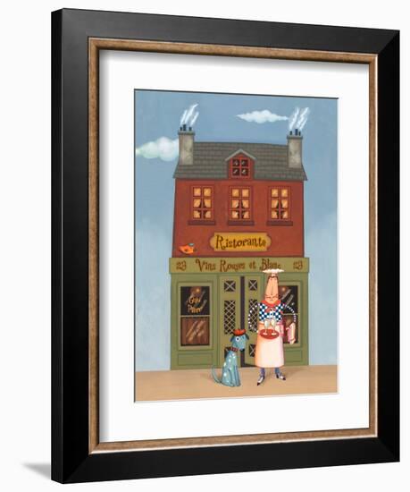 Cafe Chef IV-Viv Eisner-Framed Art Print