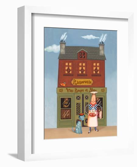 Cafe Chef IV-Viv Eisner-Framed Art Print