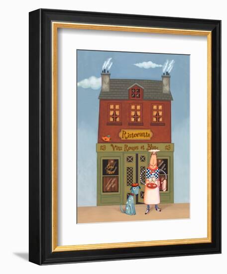 Cafe Chef IV-Viv Eisner-Framed Art Print