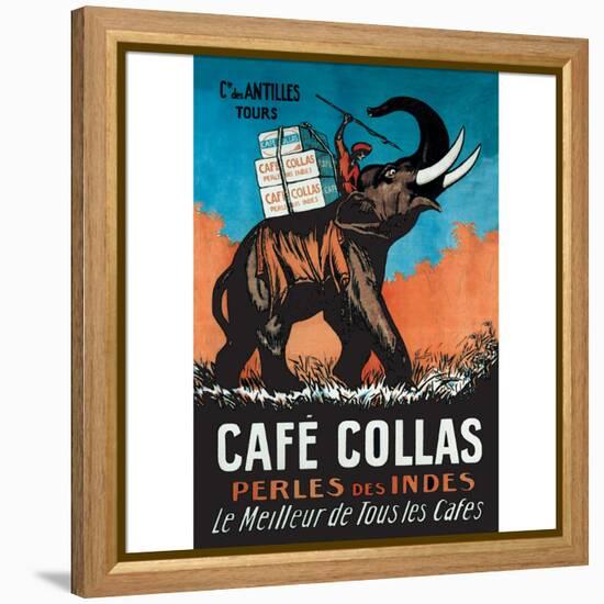 Cafe Collas-null-Framed Stretched Canvas