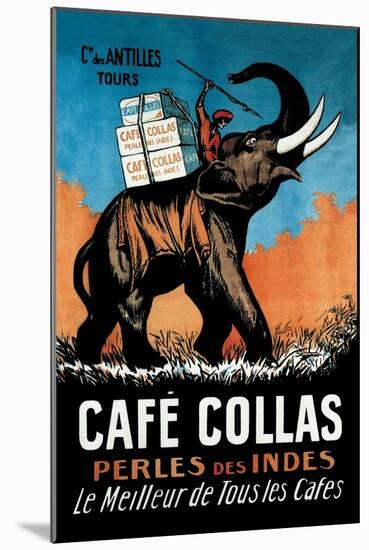 Cafe Collas-null-Mounted Art Print