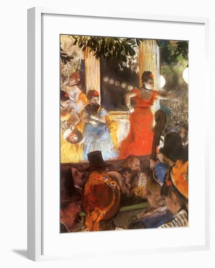 Café Concert, 1876-Edgar Degas-Framed Giclee Print