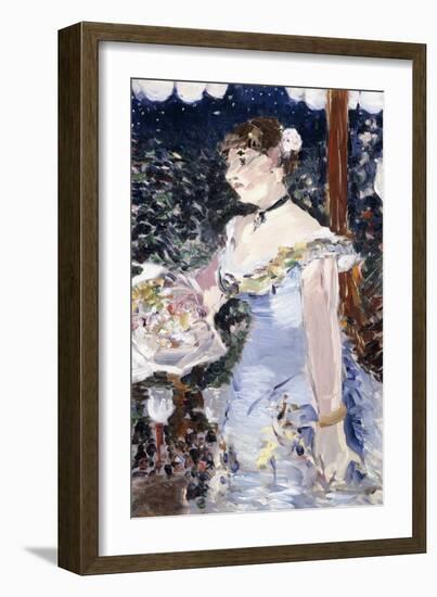 Cafe-Concert Singer, 1879-Edouard Manet-Framed Giclee Print