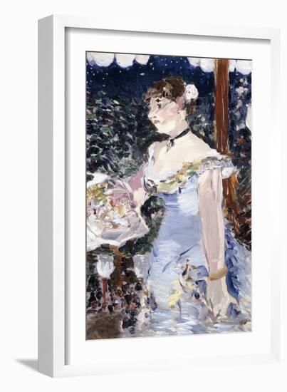 Cafe-Concert Singer, 1879-Edouard Manet-Framed Giclee Print