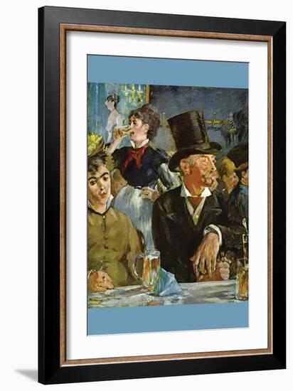 Cafe Concert-Edouard Manet-Framed Art Print