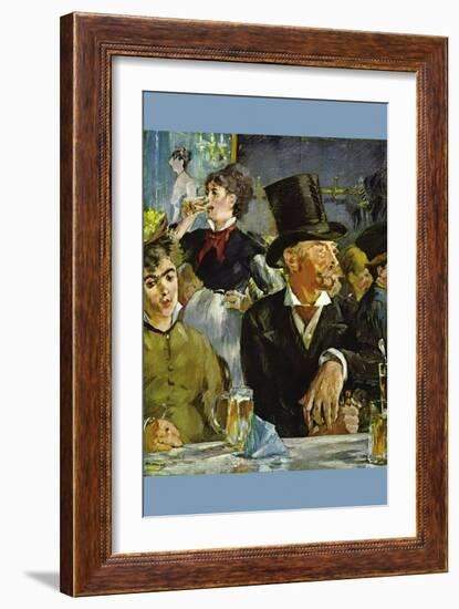 Cafe Concert-Edouard Manet-Framed Art Print