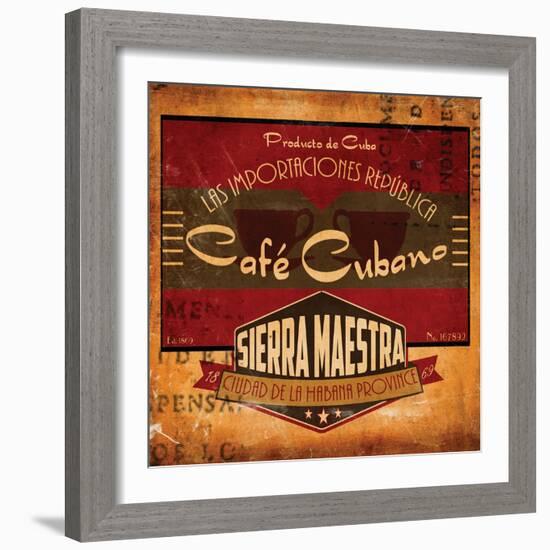 Café Cubano Sq-Jason Giacopelli-Framed Art Print