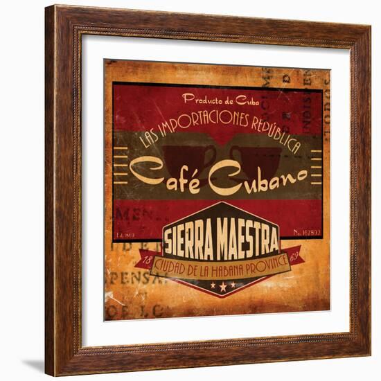 Café Cubano Sq-Jason Giacopelli-Framed Art Print