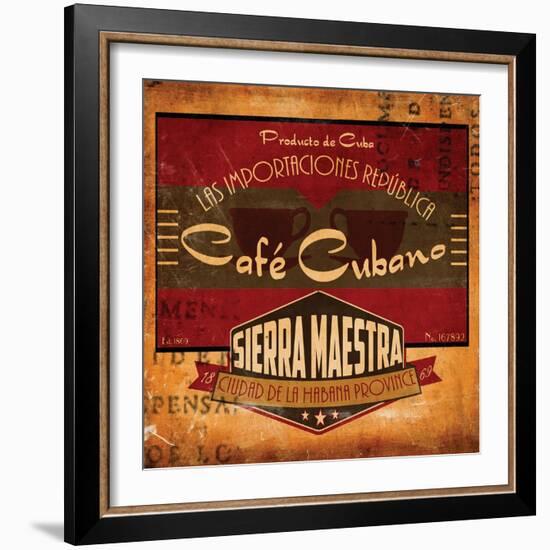 Café Cubano Sq-Jason Giacopelli-Framed Art Print