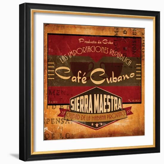 Café Cubano Sq-Jason Giacopelli-Framed Art Print