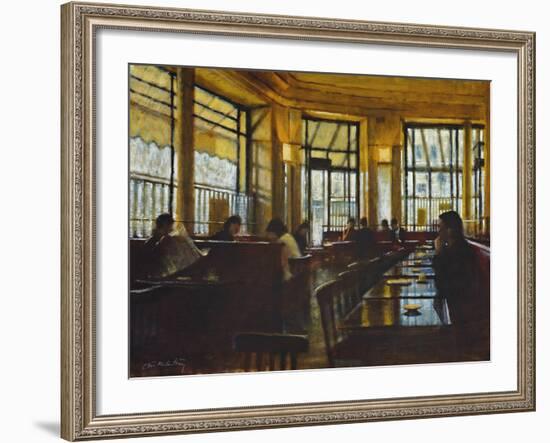 Cafe de Flore, Paris-Clive McCartney-Framed Giclee Print