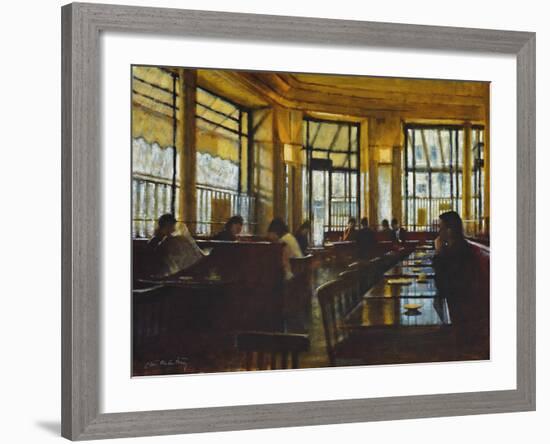 Cafe de Flore, Paris-Clive McCartney-Framed Giclee Print