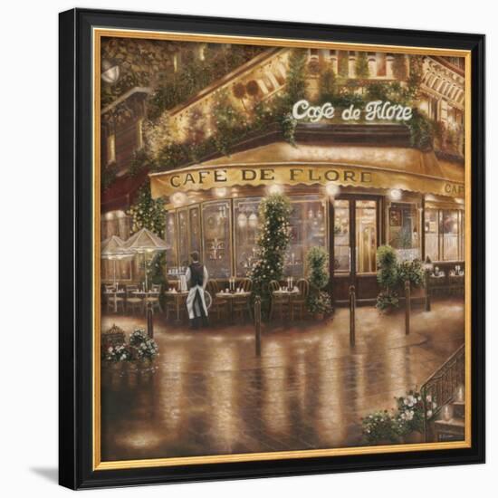 Cafe De Flore Framed Art Print By Betsy Brown Art Com