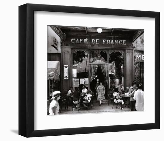 Café de France-Willy Ronis-Framed Art Print