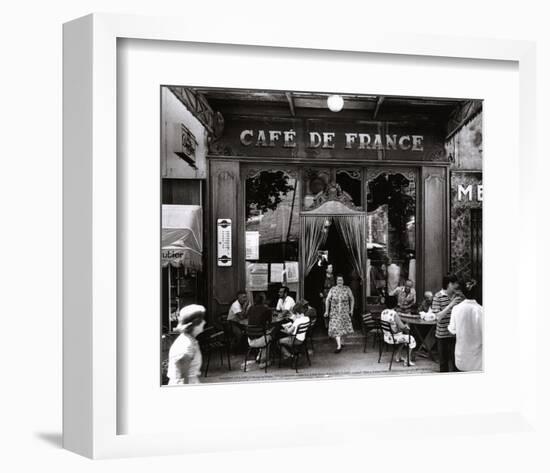 Café de France-Willy Ronis-Framed Art Print