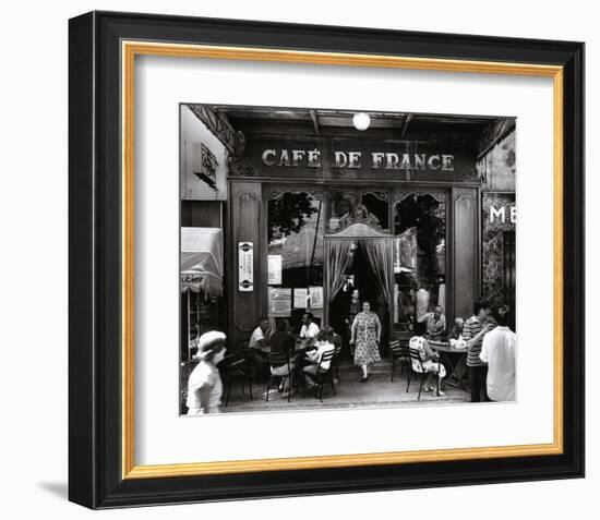 Café de France-Willy Ronis-Framed Art Print