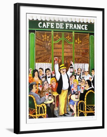 Café De France-Guy Buffet-Framed Premium Edition