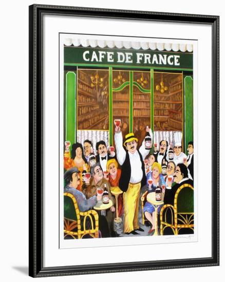 Café De France-Guy Buffet-Framed Premium Edition