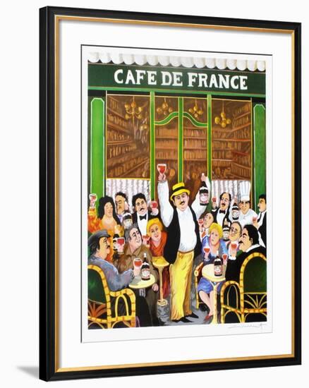 Café De France-Guy Buffet-Framed Premium Edition