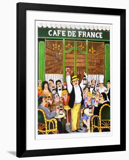 Café De France-Guy Buffet-Framed Premium Edition