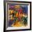 Cafe De La Place, St Paul De Vence-Peter Graham-Framed Giclee Print