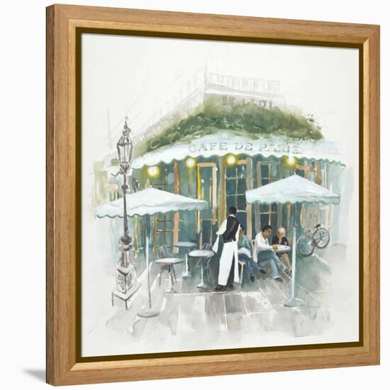 Café De Paris Afternoon-Jurgen Gottschlag-Framed Stretched Canvas