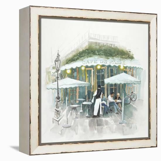 Café De Paris Afternoon-Jurgen Gottschlag-Framed Stretched Canvas