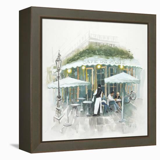 Café De Paris Afternoon-Jurgen Gottschlag-Framed Stretched Canvas