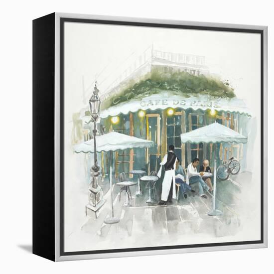 Café De Paris Afternoon-Jurgen Gottschlag-Framed Stretched Canvas