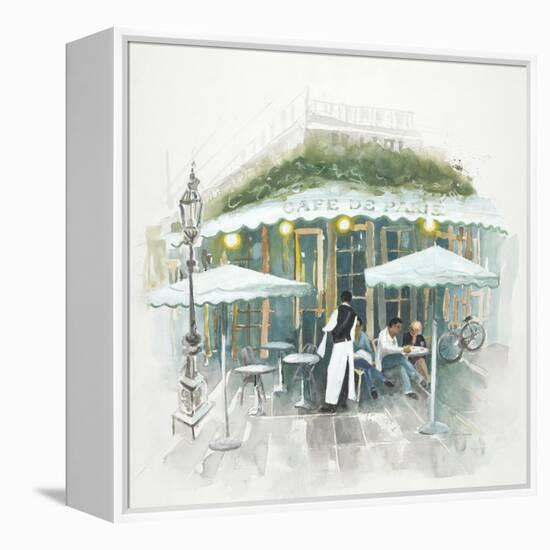 Café De Paris Afternoon-Jurgen Gottschlag-Framed Stretched Canvas