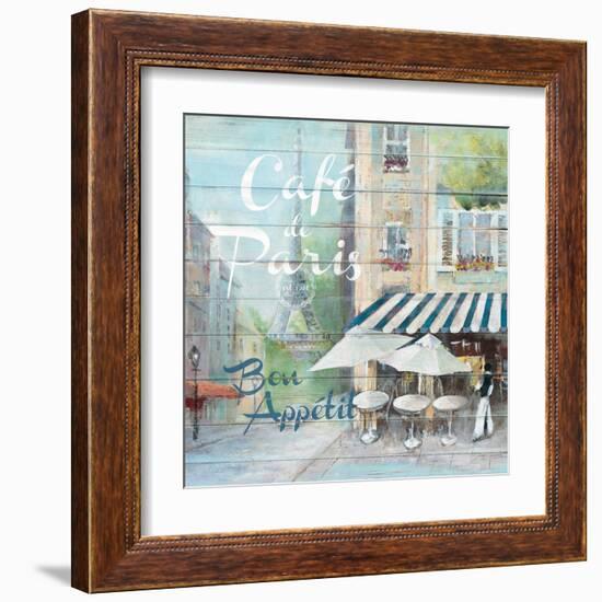 Café De Paris Bon Appétit-Jurgen Gottschlag-Framed Art Print