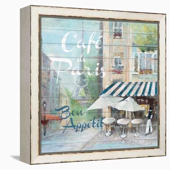 Café De Paris Bon Appétit-Jurgen Gottschlag-Framed Stretched Canvas