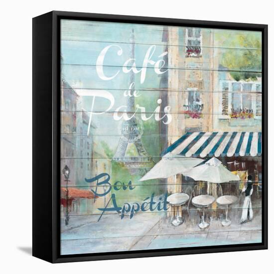 Café De Paris Bon Appétit-Jurgen Gottschlag-Framed Stretched Canvas