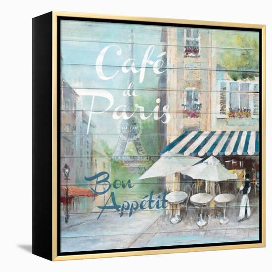 Café De Paris Bon Appétit-Jurgen Gottschlag-Framed Stretched Canvas