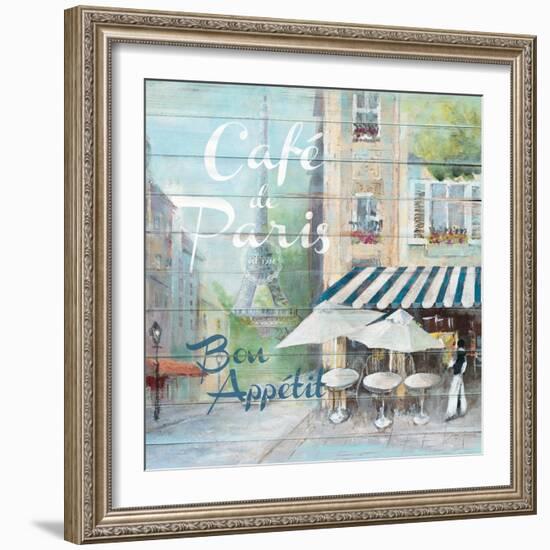 Café De Paris Bon Appétit-Jurgen Gottschlag-Framed Art Print