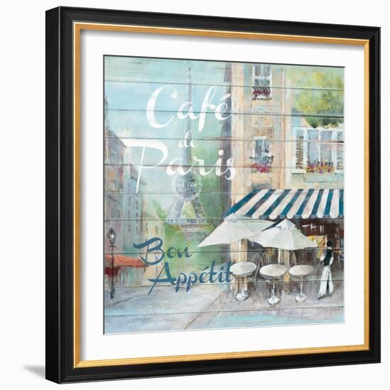 Café De Paris Bon Appétit-Jurgen Gottschlag-Framed Art Print