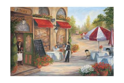 Cafe De Vittori I Art Print Linda Wacaster Art Com