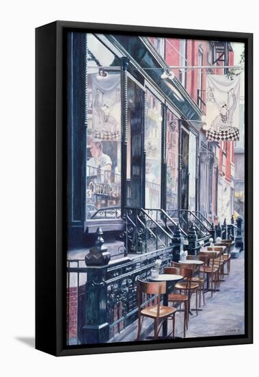 Cafe Della Pace, East 7th Street, New York City, 1991-Anthony Butera-Framed Premier Image Canvas