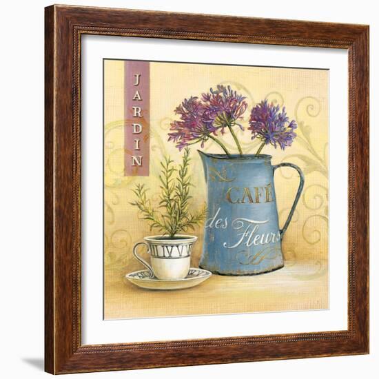 Cafe Des Fleurs-Angela Staehling-Framed Premium Giclee Print