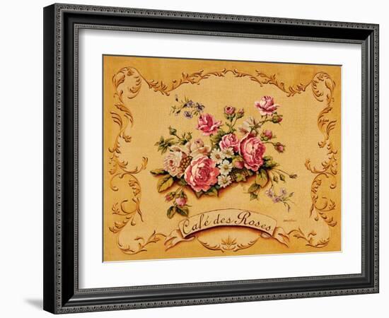 Cafe des Roses-Catherine Jones-Framed Art Print