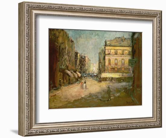 Cafe Des Tribunaux (Magistrates' Cafe), Dieppe-Walter Richard Sickert-Framed Giclee Print