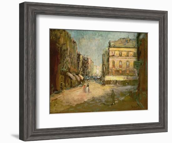 Cafe Des Tribunaux (Magistrates' Cafe), Dieppe-Walter Richard Sickert-Framed Giclee Print