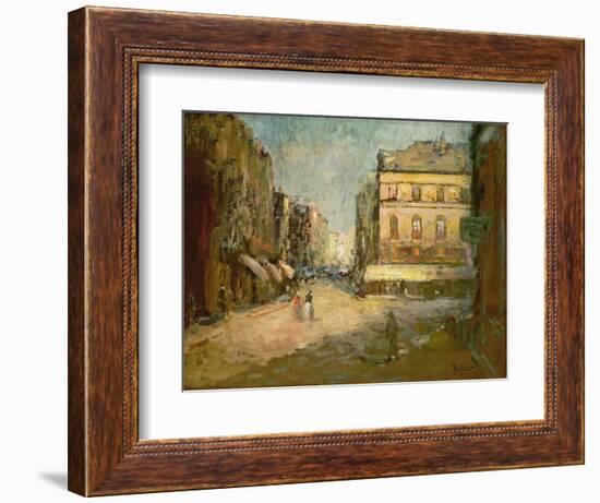 Cafe Des Tribunaux (Magistrates' Cafe), Dieppe-Walter Richard Sickert-Framed Giclee Print