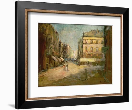 Cafe Des Tribunaux (Magistrates' Cafe), Dieppe-Walter Richard Sickert-Framed Giclee Print