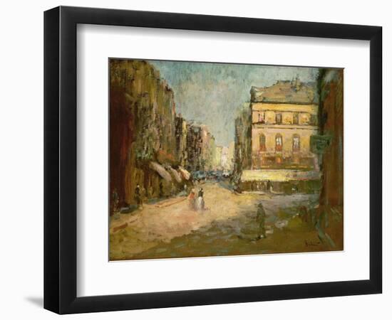 Cafe Des Tribunaux (Magistrates' Cafe), Dieppe-Walter Richard Sickert-Framed Giclee Print